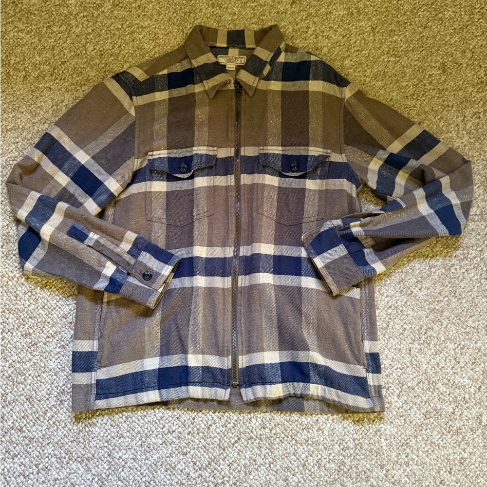 Wallace and Barnes Plaid Zip-Up Jacket